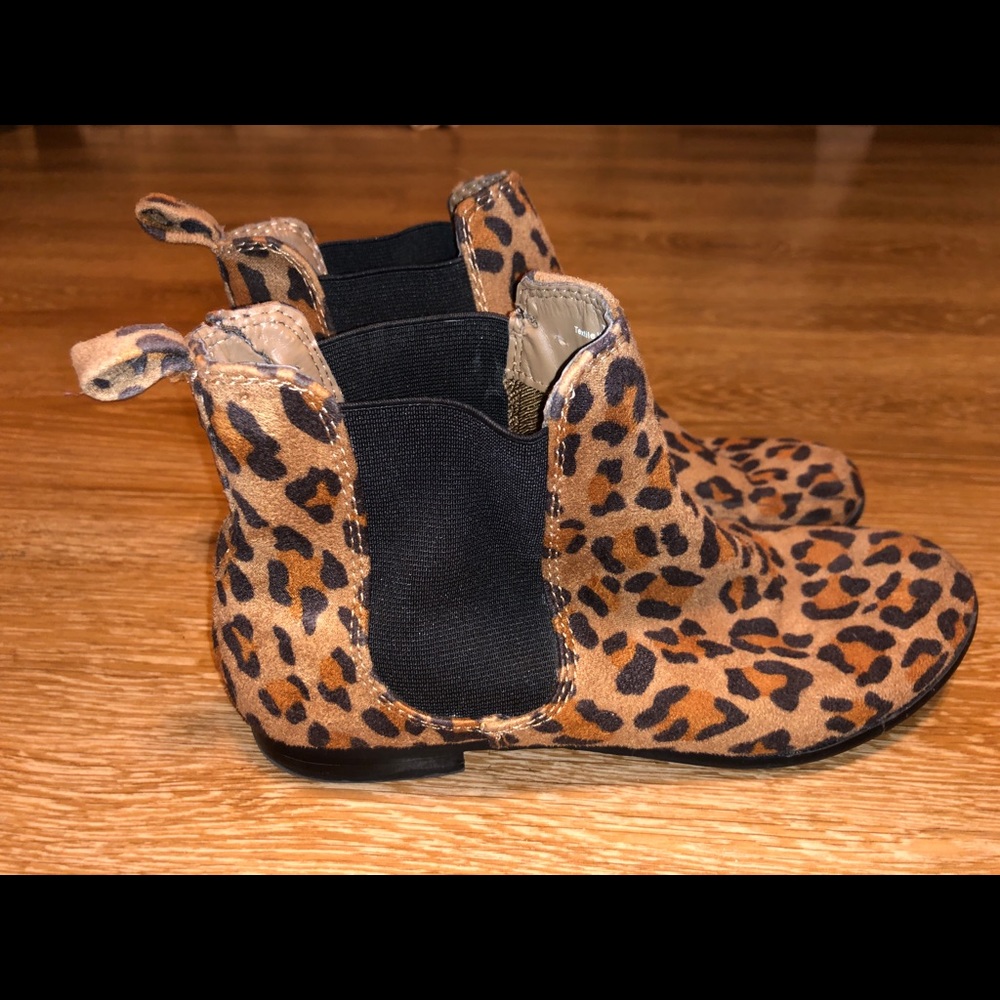 Cheetah booties